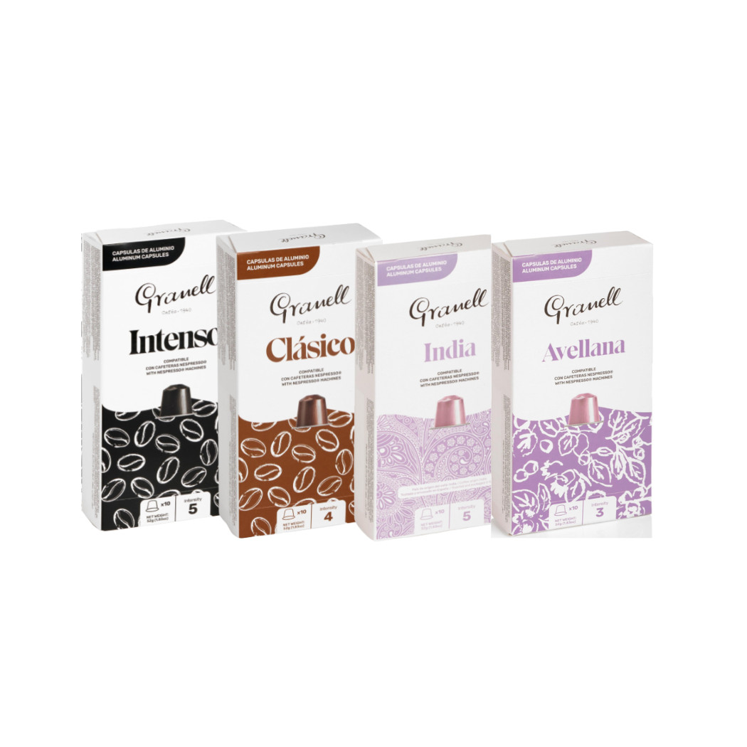 Pack cápsulas amantes del "CAFÉ CON LECHE"