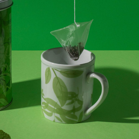 Tea cup with filter - Green 2