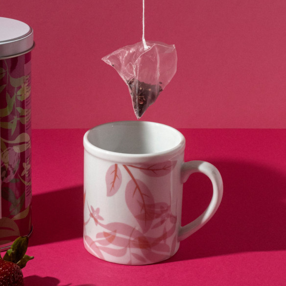 Kapaklı İnfüzyon Bardağı - Kırmızı