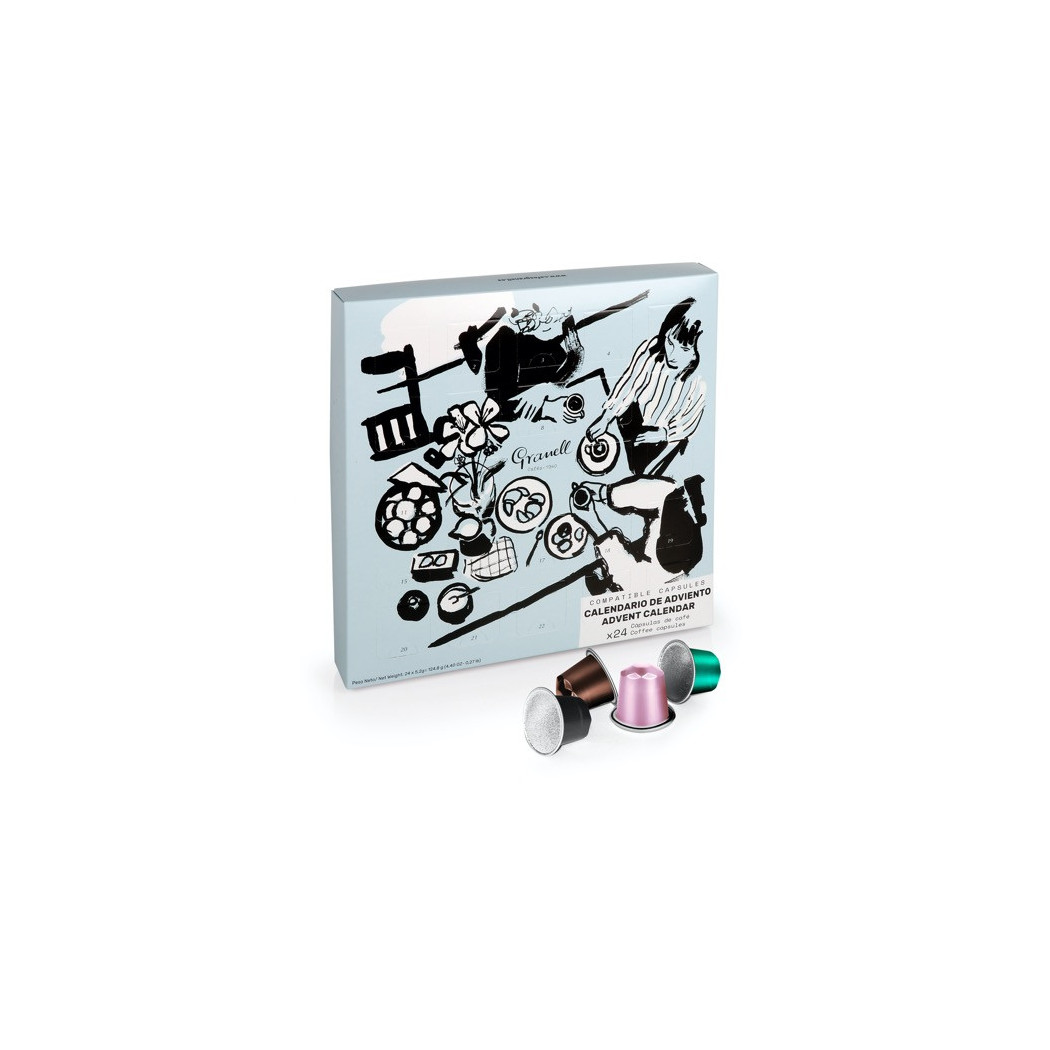 Advent Calendar Coffee Capsules Pack