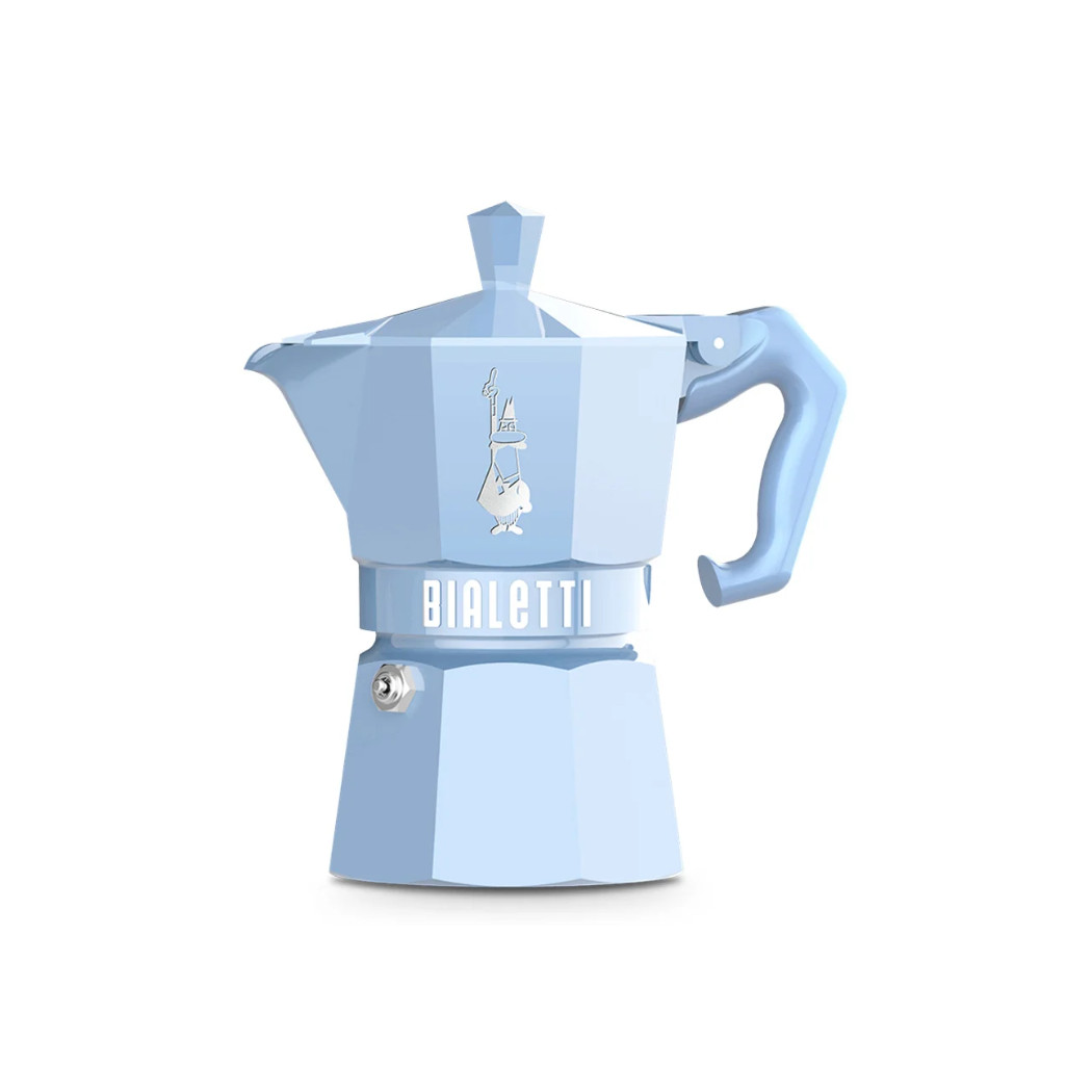 Blue Italian Bialetti Coffee Maker