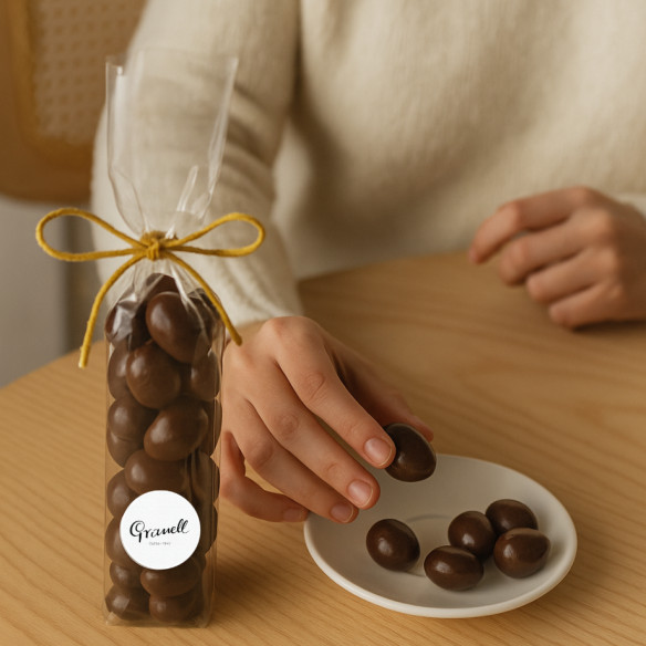 chocolate con almendras
