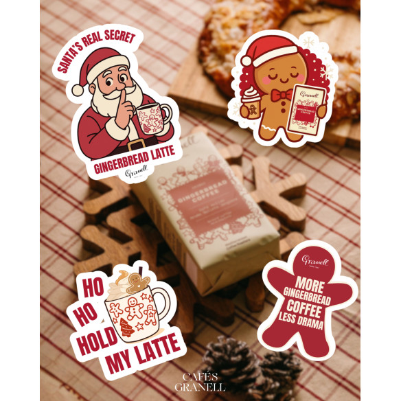 Set d’Autocollants Découpés – Édition Gingerbread