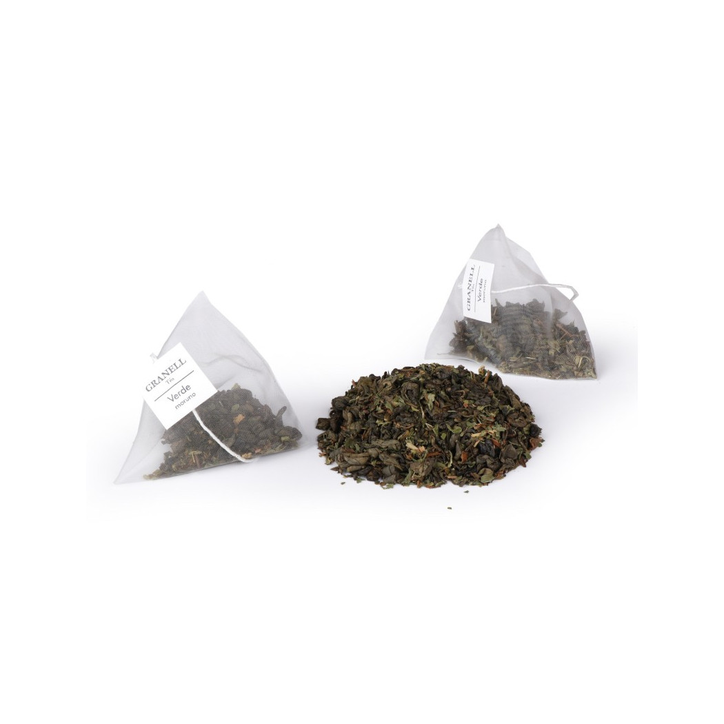 Thé Vert Moruno – 25 Sachets en Pyramide