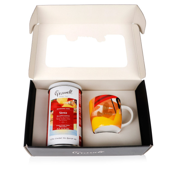 Coffret Siesta – Café Décaféiné Moulu + Tasse