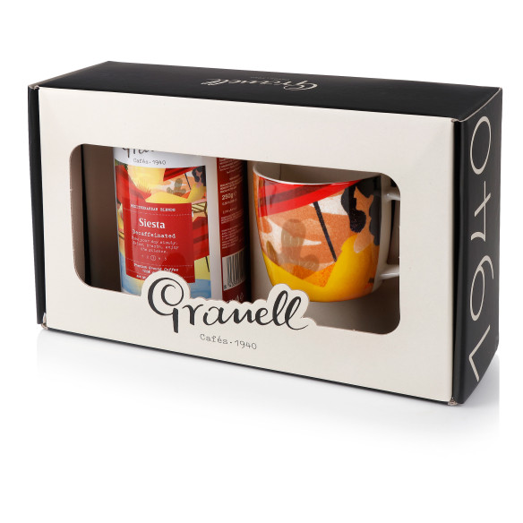 Coffret Siesta – Café Décaféiné Moulu + Tasse