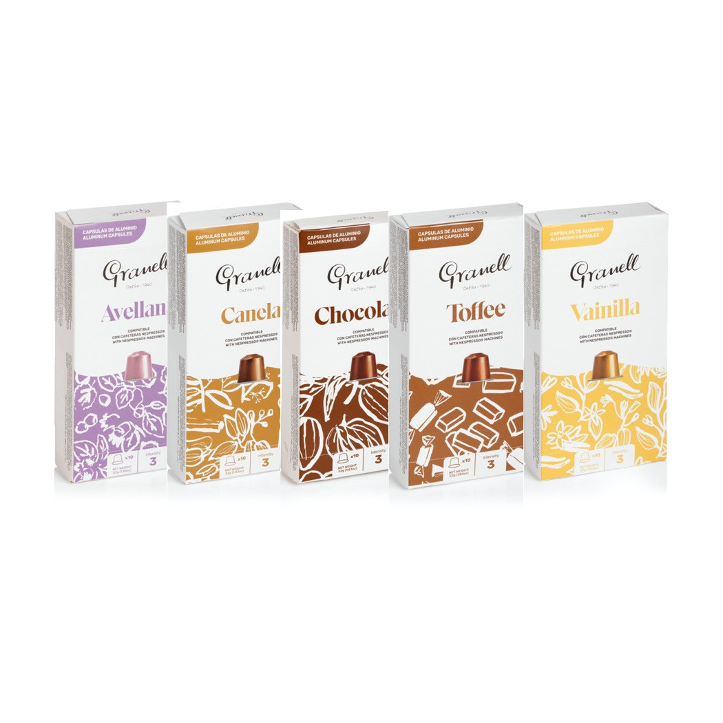 sabores capsulas nespresso