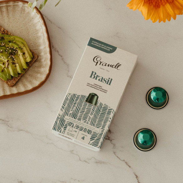 Capsulas de cafe compatible Espresso Brasil
